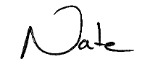 Nate signature